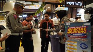 Sosialisasikan Tertib di Jalan Ditlantas Polda Jateng Masuk Mall