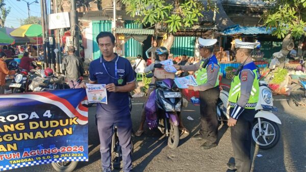 Sukseskan Sosialisasi, Satgas Dikmas Lantas Polres Jembrana Pacu Kesadaran Lalu