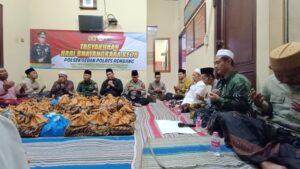 Tasyakuran Hari Bhayangkara ke 78 Polsek Sedan Polres Rembang