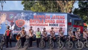 Laksanakan Battle Drag Bike Bhayangkara Rookie 2024, Kapolda Jateng Tekan Balap Liar dan Knalpot Brong