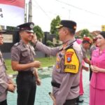 Tepat Hari Bahayangkara Ke 78, Anggota Polresta Banyuwangi Menerima Kenaikan Pangkat