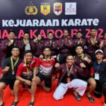 Tim Karate Polda Kalteng Raih 6 Emas Di Kejuaraan Kapolri