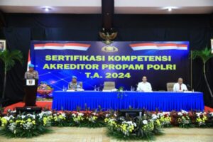 Tingkatkan Pelayanan Publik, DivPropam Polri Menggelar Sertifikasi Kompetensi Bintara Akreditor