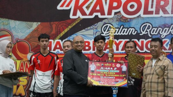 Turnamen Tenis Meja “kapolres Cup” 2024: Ajang Olahraga Untuk Bangun