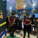 Unit Patroli Sat Samapta Polres Rembang Laksanakan Pengamanan Turnamen Bola