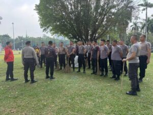 Usai Pesta Rakyat di Monas, Polri Lakukan Bersih-bersih