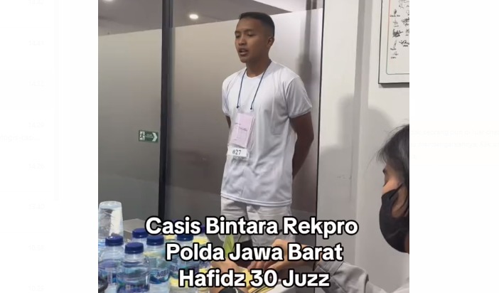 Video: Casis Bintara Polda Jabar Hafidz 30 Jus