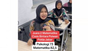 Video: Calon Siswa Bintara Polwan Polda Jabar Juara Tes Psikologi