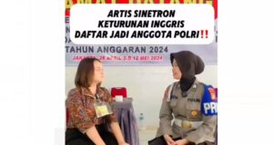 Video: Artis Sinetron Keturunan Inggris Daftar Bintara Polri