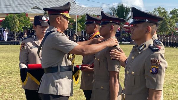 Wakapolda Pimpin Pelantikan 262 Siswa Spn Polda Kalteng