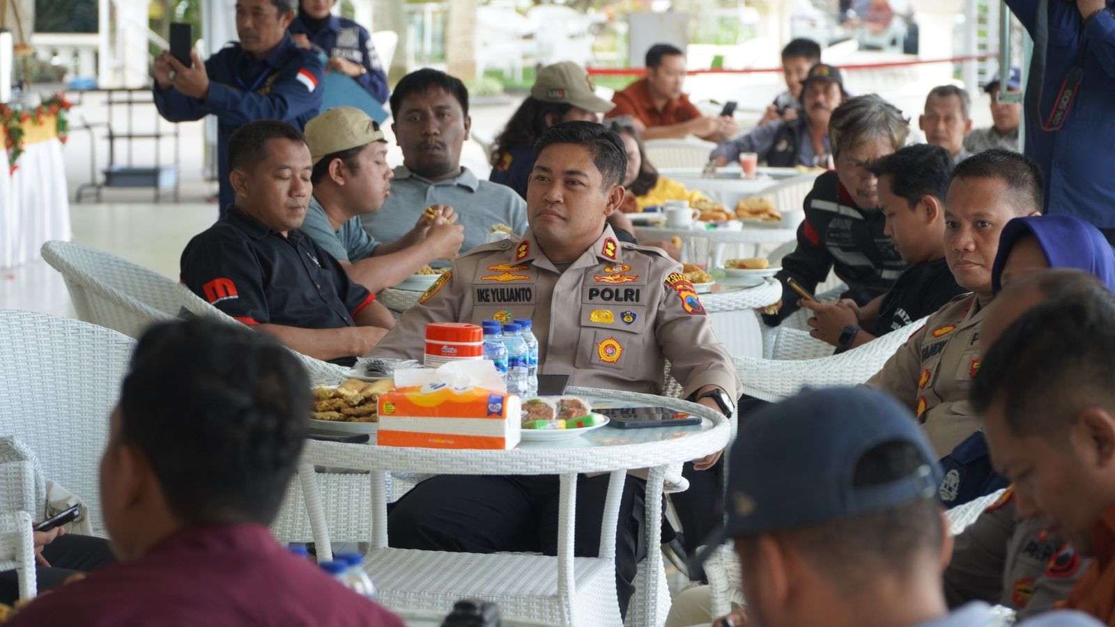 Ajak Jaga Harkamtibmas, Kapolres Semarang Gandeng Media