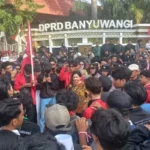 Amankan Demo Mahasiswa, Polresta Banyuwangi Terjunkan Ratusan Personel