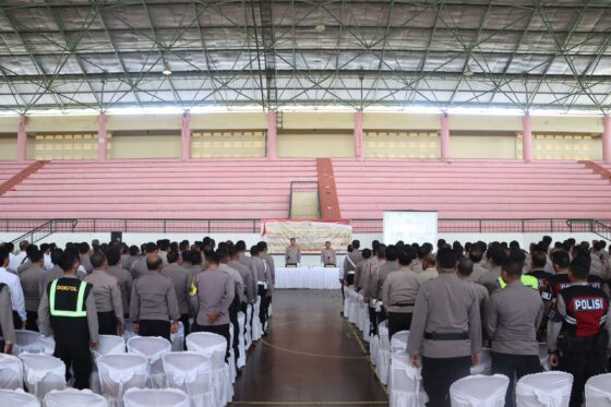 Amankan Pilkada Serentak: Polres Jembrana Gelar Latihan Pra Operasi Mantap