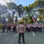 Amankan Sidang Pengeroyokan, Polresta Banyuwangi Kerahkan Puluhan Personel