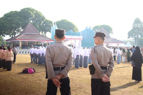 Antisipasi Gangguan Kamtibmas: Polres Banjarnegara Amankan Upacara Hut Kemerdekaan Ri