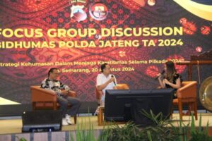 FGD Polda Jateng Bahas Strategi Komunikasi untuk Antisipasi Kerawanan Pilkada