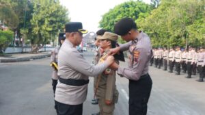 Apel Gelar Pasukan, Polres Batang Siaga Jaga Pilbup dan Pilgub Jateng 2024