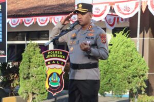 Apel Jam Pimpinan, Kapolres Jembrana Minta Personil Punya Akun Medsos