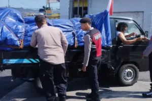 Polresta Banyuwangi Jaga Ketat Pelabuhan Ketapang untuk Apel Kesetiaan Banser