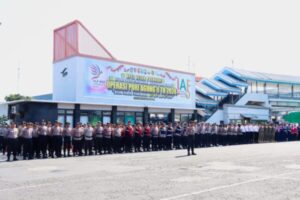 Jelang KTT IAF II dan HLF-MSP, Operasi Puri Agung II 2024 Apel Pasukan di Ketapang Banyuwangi