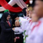 Berlangsung Khidmat Bupati Ipuk Resmi Kukuhkan Paskibraka Banyuwangi 2024