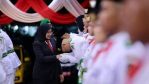 Berlangsung Khidmat, Bupati Ipuk Kukuhkan Anggota Paskibraka Banyuwangi 2024