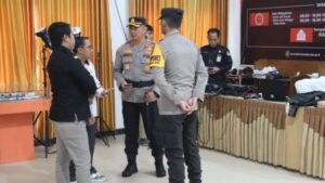 Pengamanan Ketat, 250 Personel Siaga di KPU Lamandau Saat Pendaftaran Bapaslon