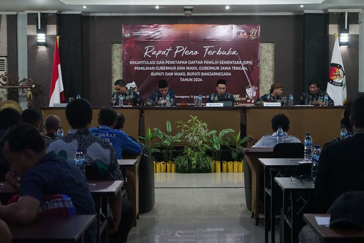 Dps Pilkada Banjarnegara Ditetapkan Kpu, Jumlah Pemilih Capai 796.814