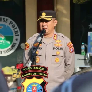 Kapolres Lamandau Pimpin Apel Pagi, Ini Arahannya Untuk Personil