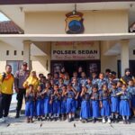 Dalam Rangka Mpls, Polsek Sedan Dikunjungi Murid Sekolah