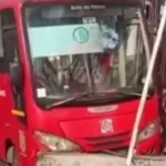 Diduga Rem Blong, Brt Trans Semarang Mengalami Kecelakaan Tunggal Di