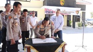 Gedung Baru Logistik Polres Rembang Diresmikan Langsung Oleh Kapolres Rembang AKBP Suryadi