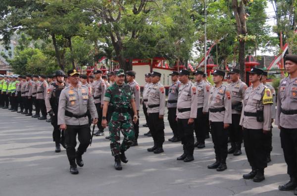 Gelar Pasukan Operasi Mantap Praja, Polres Sukoharjo Siap Amankan Pilkada