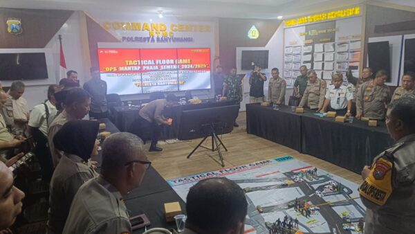 Gelar Tfg Operasi Mantap Praja Semeru 2024, Polresta Banyuwangi Siap