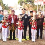 Hut Ke 79 Ri, Kapolres Jepara Pimpin Penurunan Bendera Dan Ajak