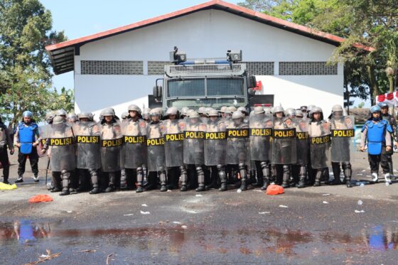 Hadapi Pilkada 2024, Polres Jembrana Gelar Apel Sispamkota Untuk Perkuat