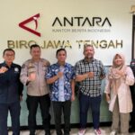 Humas Polda Jateng Perkuat Kerja Sama Dengan Antara