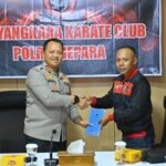 Ini Pesan Kapolres Jepara Saat Lepas Atlet Kontingen Bhayangkara Karate