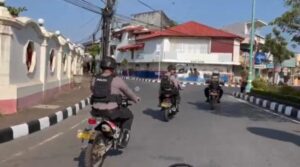 Ciptakan Rasa Aman Jelang Pemilu 2024, Satuan Samapta Polres Jepara Rutin Patroli 