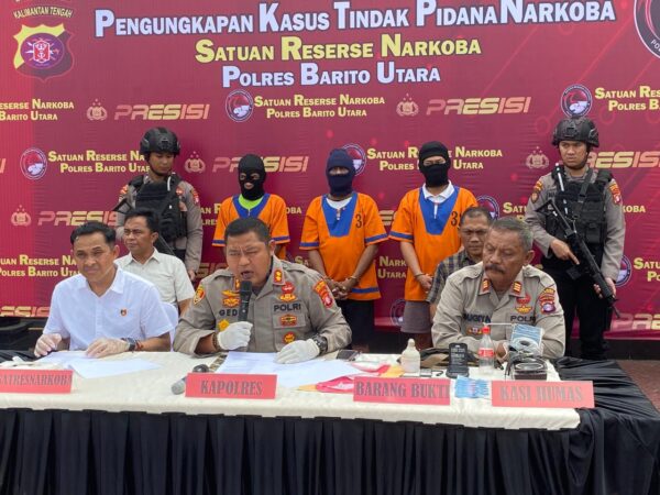 Kapolres Barito Utara Ungkap Kasus Narkoba Yang Terjadi Di Wilayah