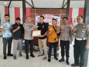 Kapolres Lamandau Pimpin Press Release Ops Peti dan Ops Patuh Telabang 2024