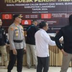 Kapolres Pantau Kesiapan Pengamanan Kpu Untuk Pendaftaran Bapaslon