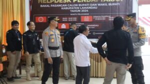 Kapolres Cek Kesiapan Pengamanan di KPU: Pendaftaran Bapaslon Segera Dimulai