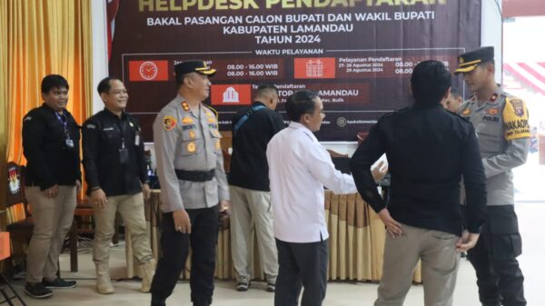 Kapolres Pantau Kesiapan Pengamanan Kpu Untuk Pendaftaran Bapaslon