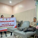 Komitmen Polwan Polresta Banyuwangi: Sukseskan Acara Donor Darah