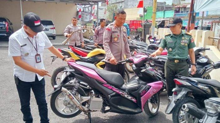 Kunjungi Smk Di Bobotsari Purbalingga, Polisi Sita 24 Motor Berknalpot