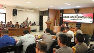 Mantapkan Pola Pengamanan Ops Mantap Praja Candi 2024-2025, Polres Jepara Gelar Latpraops Jelang Pilkada Serentak