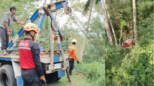 Tragedi di Wonosobo: Mobil Warna Merah Masuk Jurang, Tiga Penumpang Alami Nasib Tragis