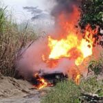 Mobil Tangki Modifikasi Tiba Tiba Terbakar Di Banyuwangi, Diduga Bawa Bbm