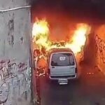 Mobil Terbakar Di Underpass Besole Purworejo,penumpang Berhasil Selamat